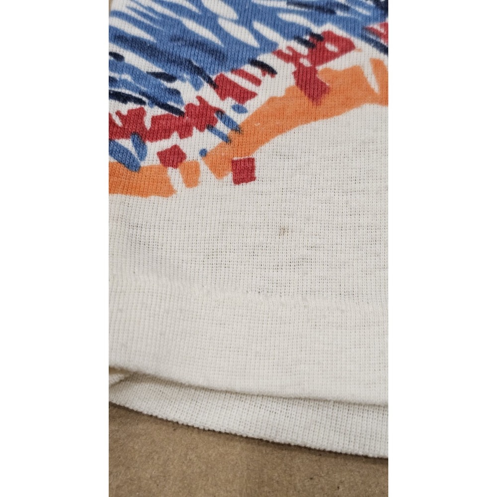 70's 80's Sears Motocross Dirt Bike Graphic Youth Boys Sz 12 Long Sleeve Shirt - Picture 5 of 13